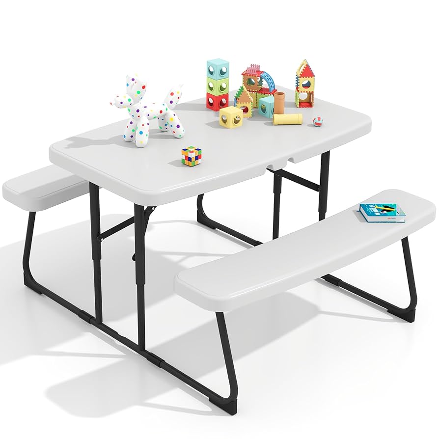 小さく畳んで持ち運びができるピクニックテーブル　防水加工済み Amazon.co.jp: DWVO 37インチ ピクニックテーブル 折りたたみ式